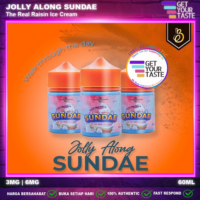 Liquid Jolly Along Sundae 60ML by Emkay Brewer - New Twisted Sundae