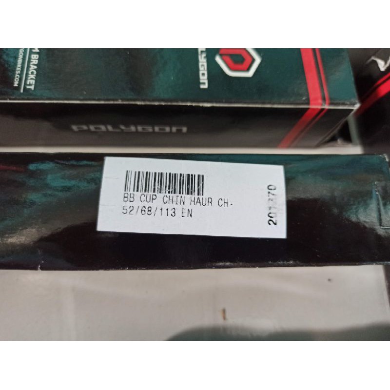 BB polygon bottom bracket chin haur ukuran 113