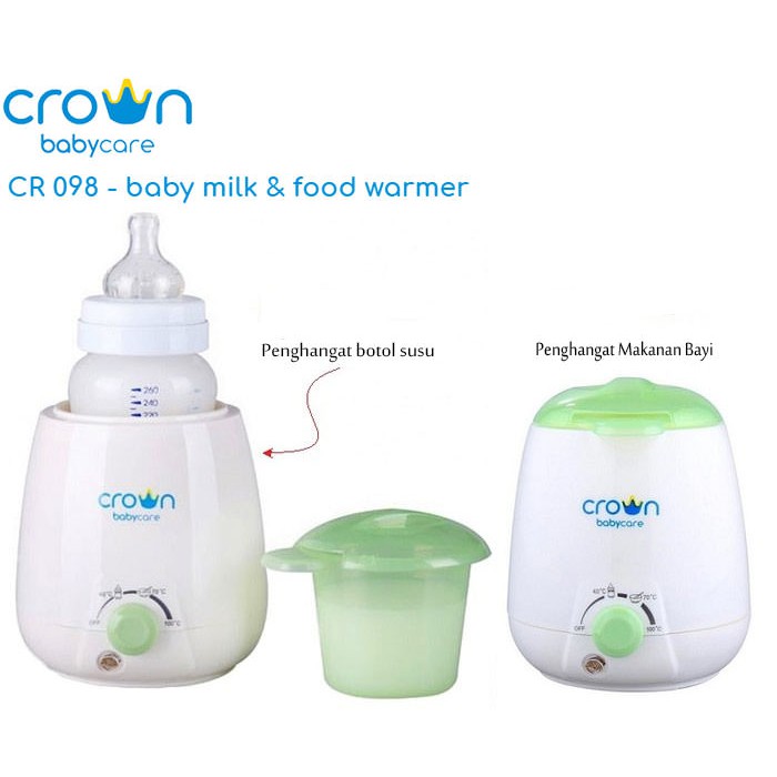 crown pemanas susu bubur / crown baby milk and food warmer cr098.
