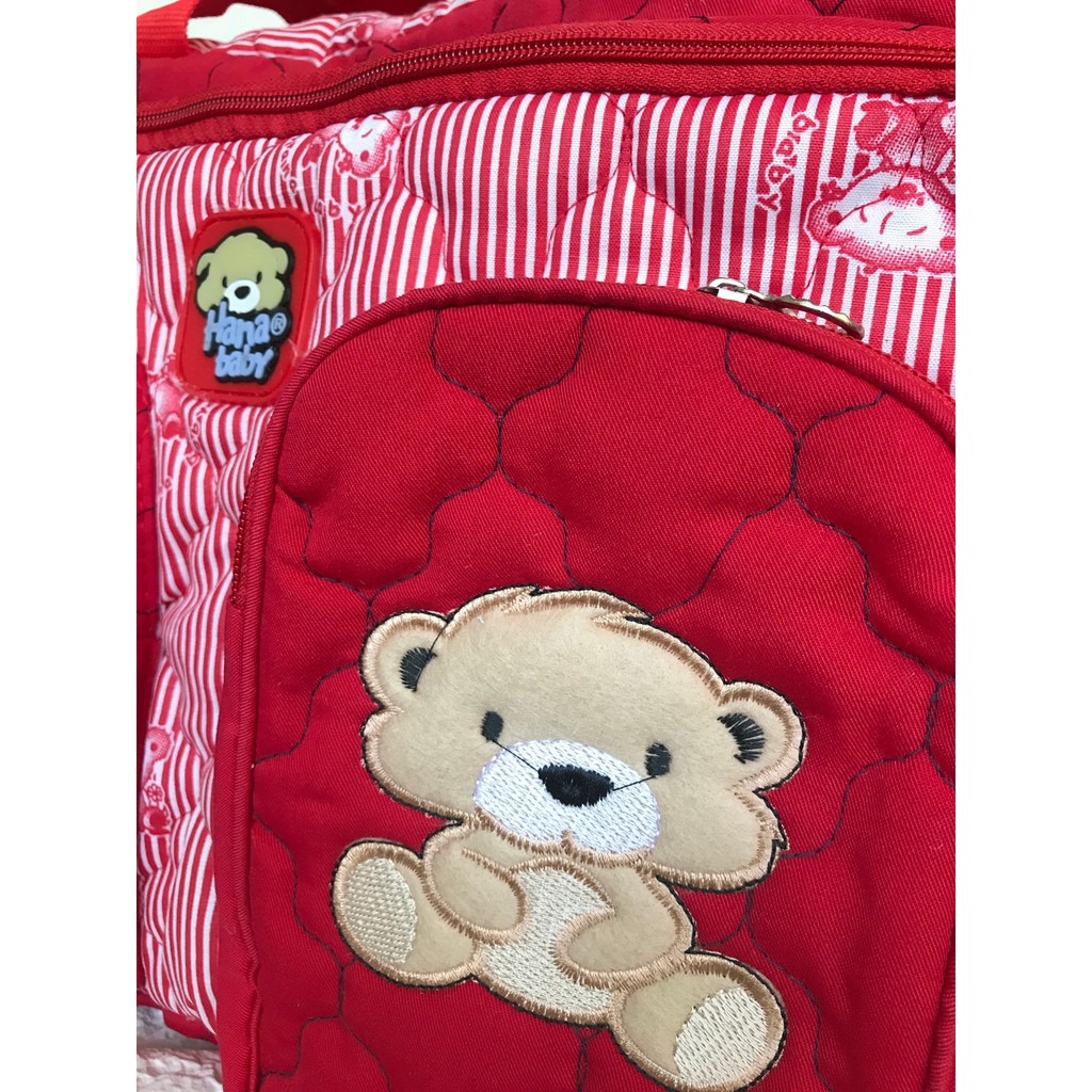 BAYIE - Tas Bayi Premium HANA BABY ukuran BIG SIZE Bahan Kain TWILL TEBAL/ Tas Ransel