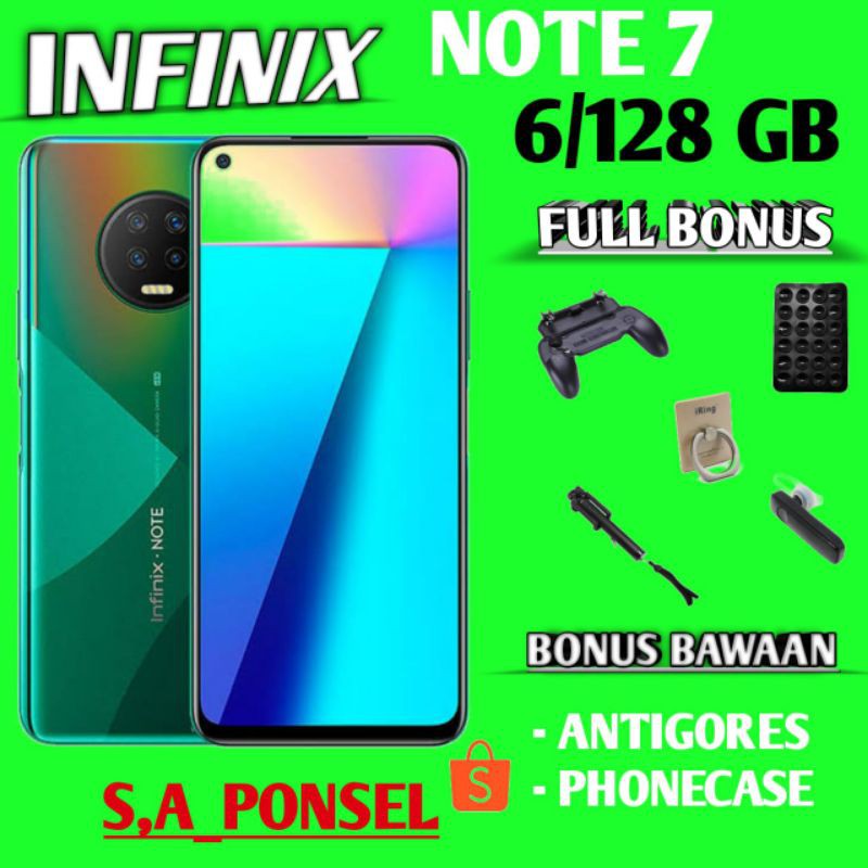 INFINIX NOTE 7 RAM 6/128 GB GARANSI RESMI