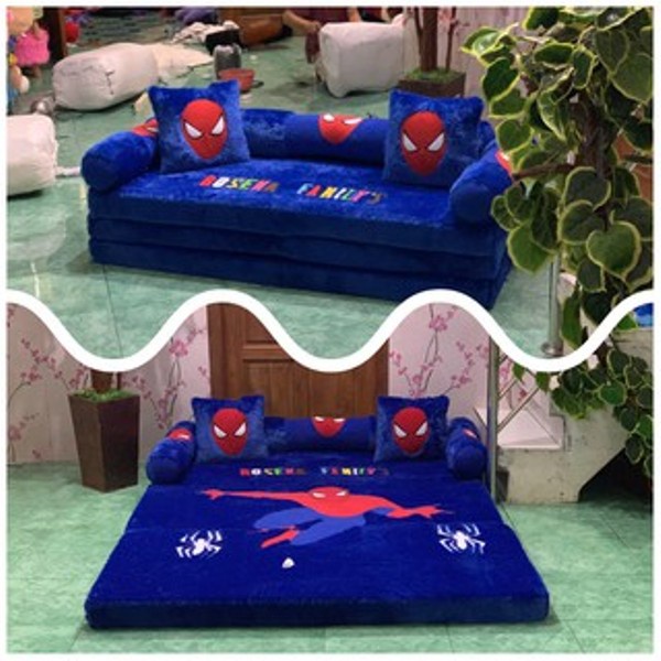 sofabed karakter bulu halus rasfur Tebal 10 cm