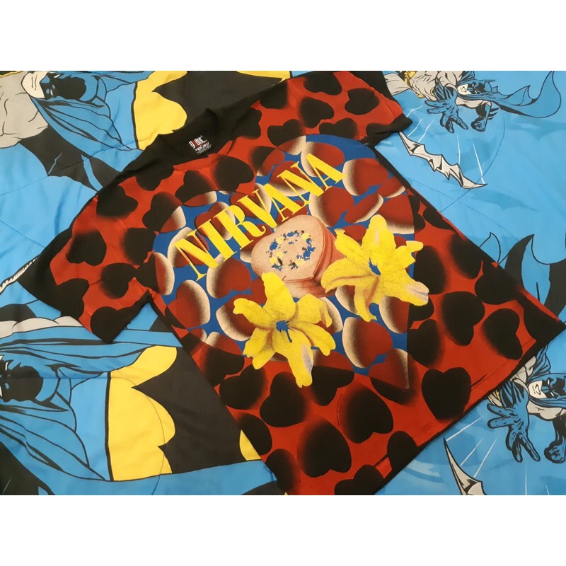 Nirvana Heart Shape Vintage T-Shirt