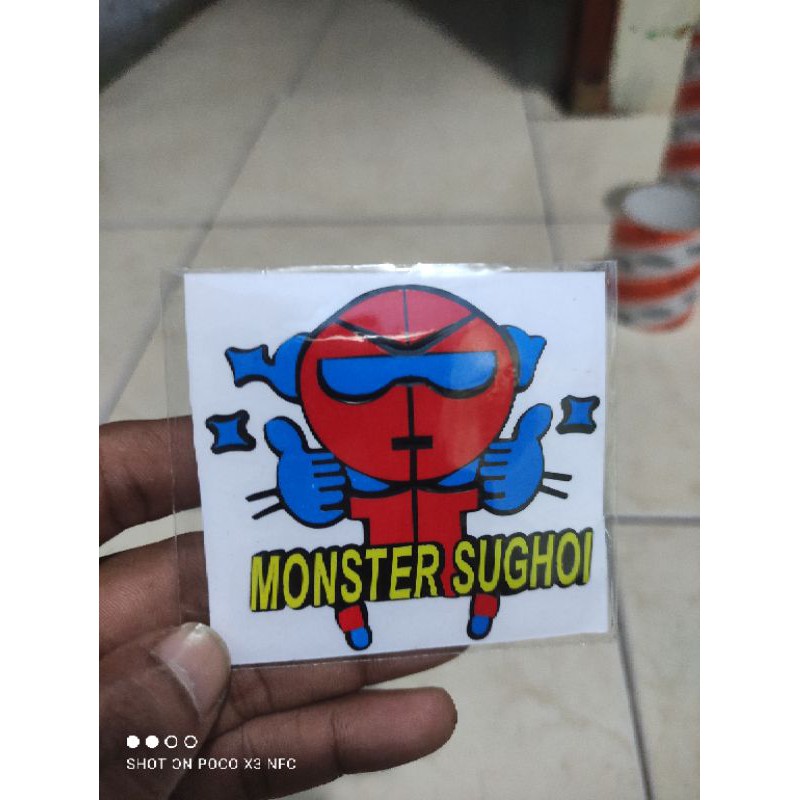 stiker monster sughoi - cutting stiker (A1)