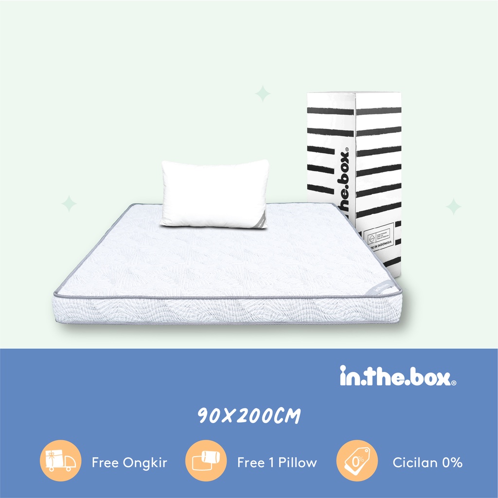Kasur Spring Bed In The Box HYBRID Tebal 15cm Uk 90x200 Matras Inthebox