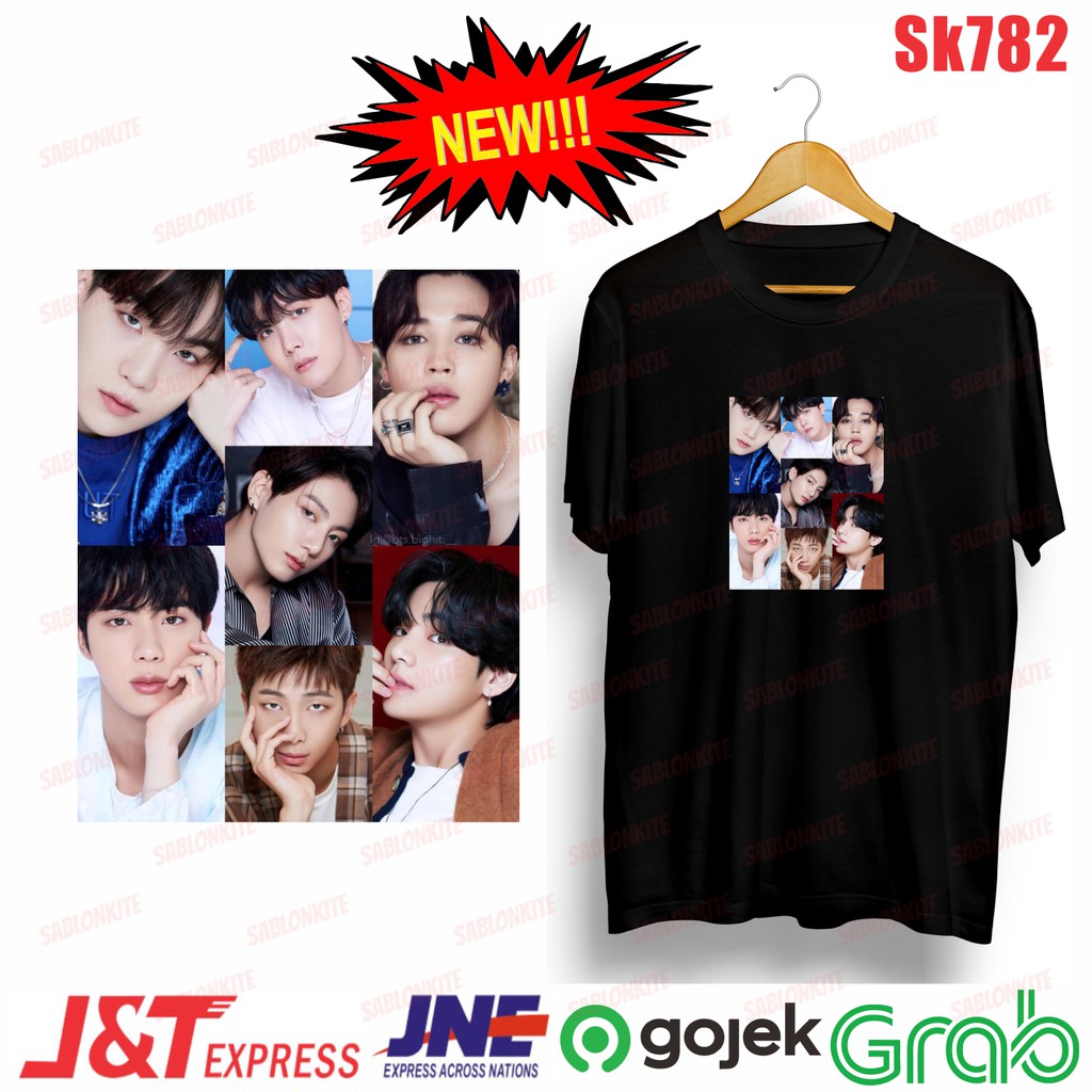 MURAH!!! KAOS KPOP FULL MEMBER COVER BE SK782 UNISEX COMBED 30S