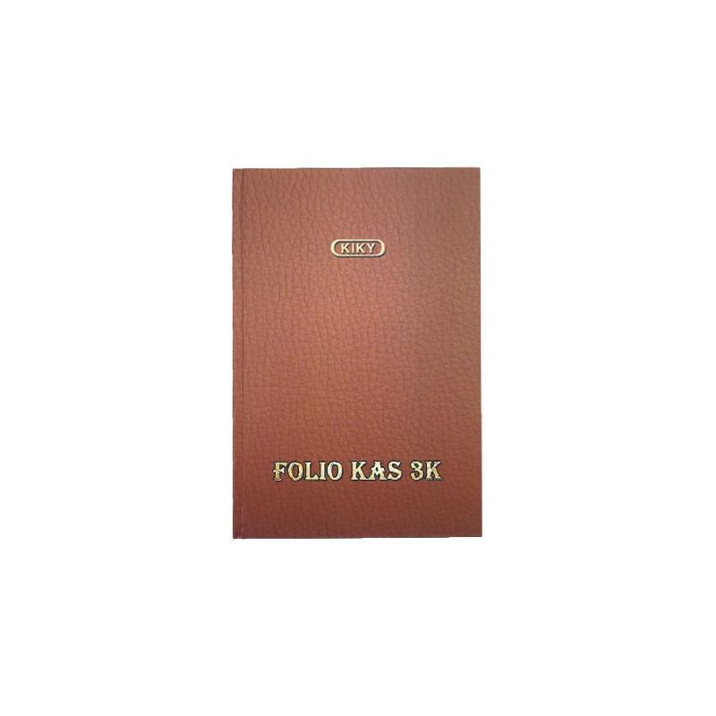 Kiky / Folio Kas 3 Kolom / Buku Folio 622241CK-BK  / 100 lembar