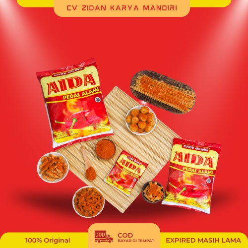 

CABE BUBUK MERK AIDA KEMASAN 25 GR