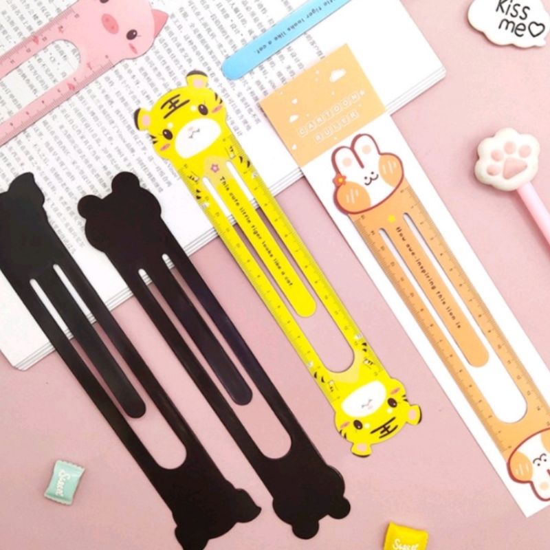 Penggaris Motif Animal Lucu Karakter Animal