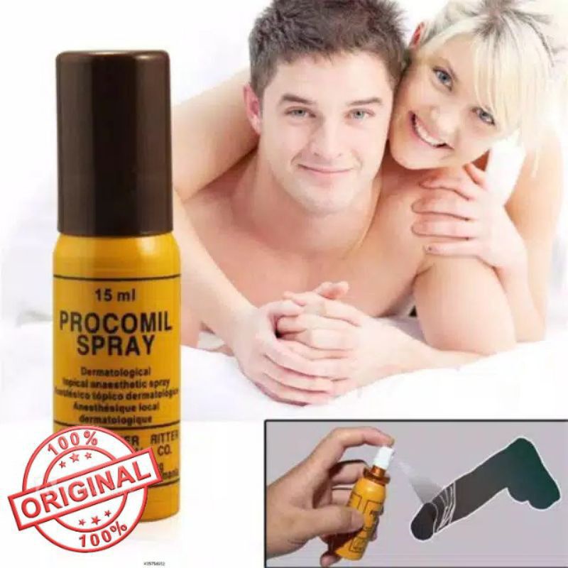 PROCOMIL SPRAY ASLI ORIGINAL OBAT KUAT PRIA PERKASA IMPORT TAHAN LAMA TERLARIS