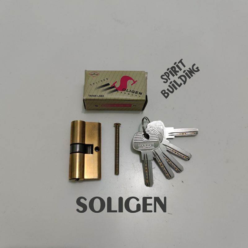 ANAK SILINDER KUNCI PINTU SOLIGEN CYLINDER KUNCI PINTU BESAR 60 MM COMPUTER KEY