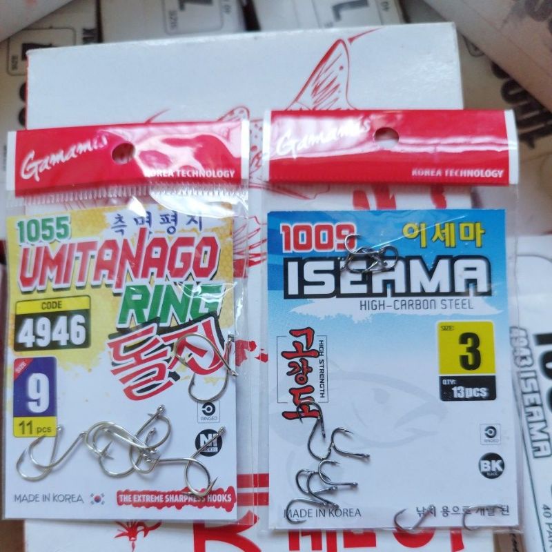 Kail Pancing GAMAMIS Iseama 1009 Hitam Umitanago 1005 Putih