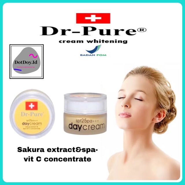 DAY CREAM DR PURE ORIGINAL -KRIM SIANG WAJAH