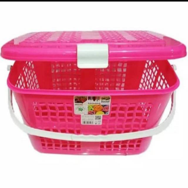 Rantang plastik Jinjing pet cargo hewan keranjang serba guna  untuk ke pasar,  piknik dll