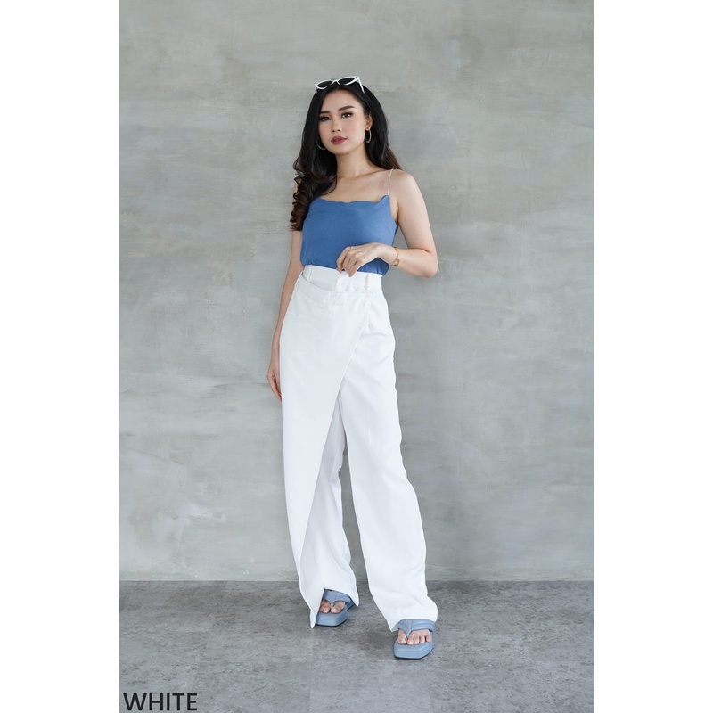 Overlap Kulot Pants Bawahan Celana Panjang Wanita