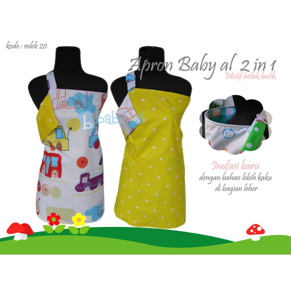 Baby Al Nursing cover transportasi polkadot kuning NCB148