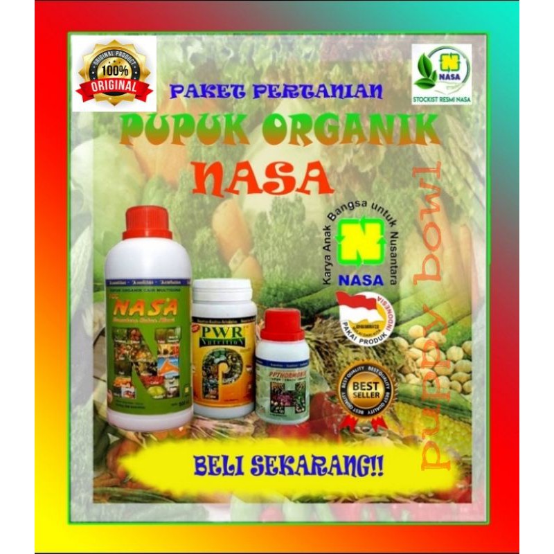 paket pupuk nasa pupuk pertanian pupuk buah anti rontok