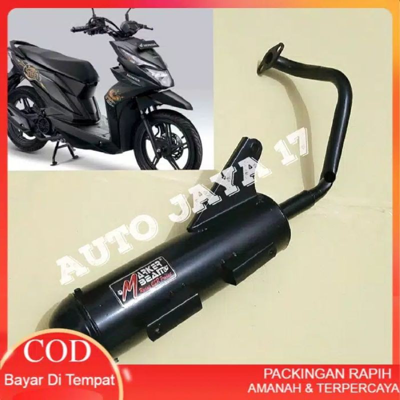 Knalpot Racing Bobokan Tsugi CSR Honda Beat Street / Beat Fi Esp - Knalpot ALL HONDA BEAT