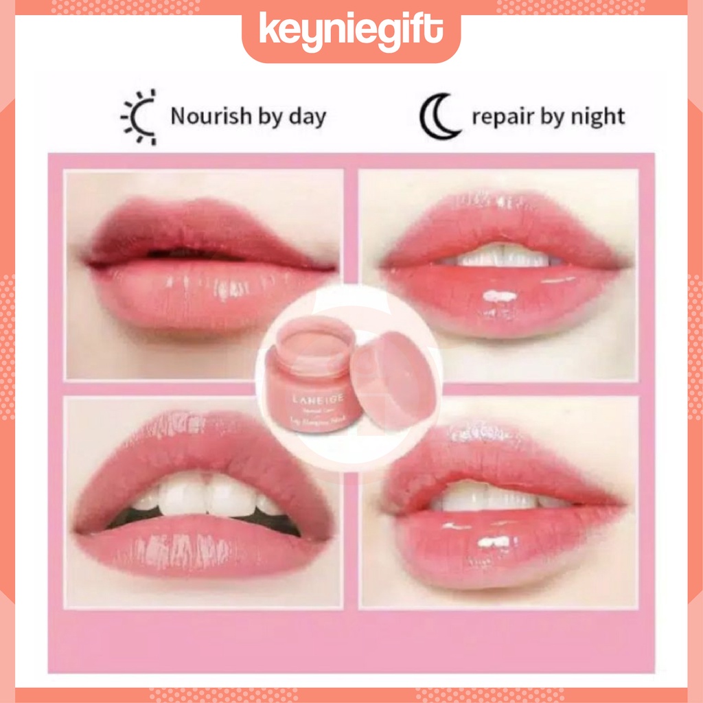 LANEIGE Lip Sleeping Mask Night Sleep 3gr Maintenance Moistened Lip Balm Pink Korea LN001