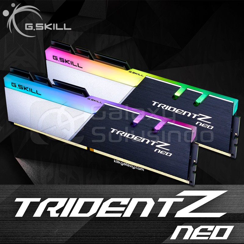 Memory RAM G.Skill Trident Z NEO RGB 16GB (2x8) PC25600 3200Mhz - Dual Kit - AMD