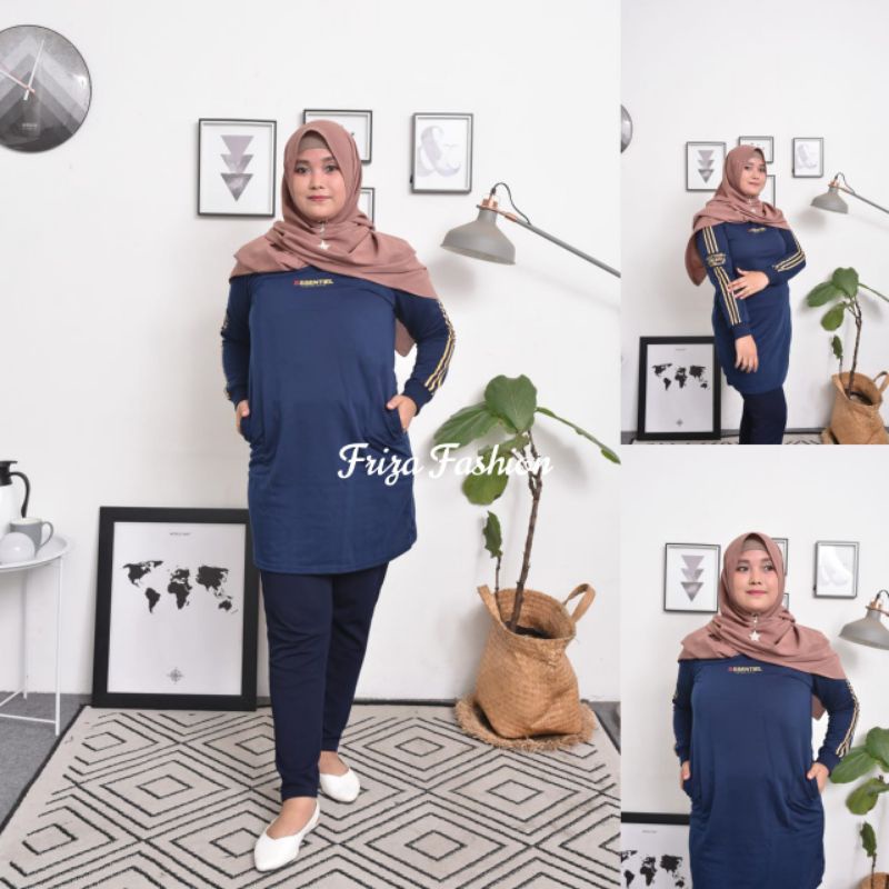 TUNIK KAOS BABY TERRY PREMIUM | TUNIK KAOS CEWEK