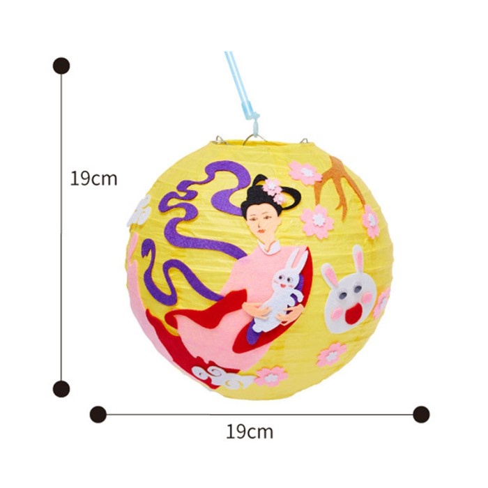 Helnan_Store Diy Dekorasi Imlek - Lampion Kertas Bulat Untuk Anak Anak