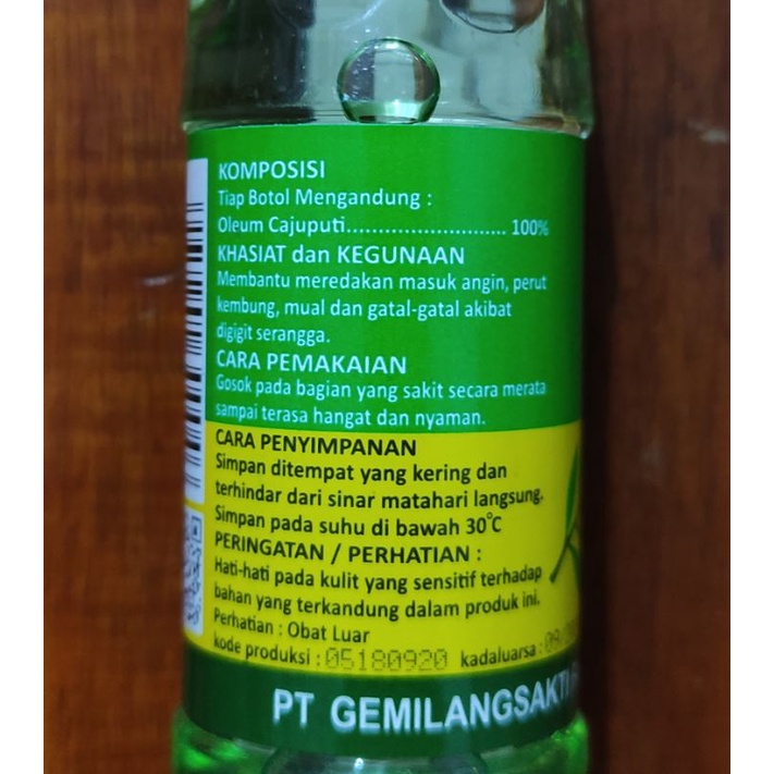 Minyak Kayu Putih Scorpio 100 ML / Meredakan Masuk Angin / Mual / Gatal-Gatal / Pusing