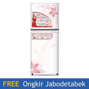 Sharp Kulkas 2 Pintu SJ-236ND-Fw-187 L-Putih KHUSUS JAKARTA