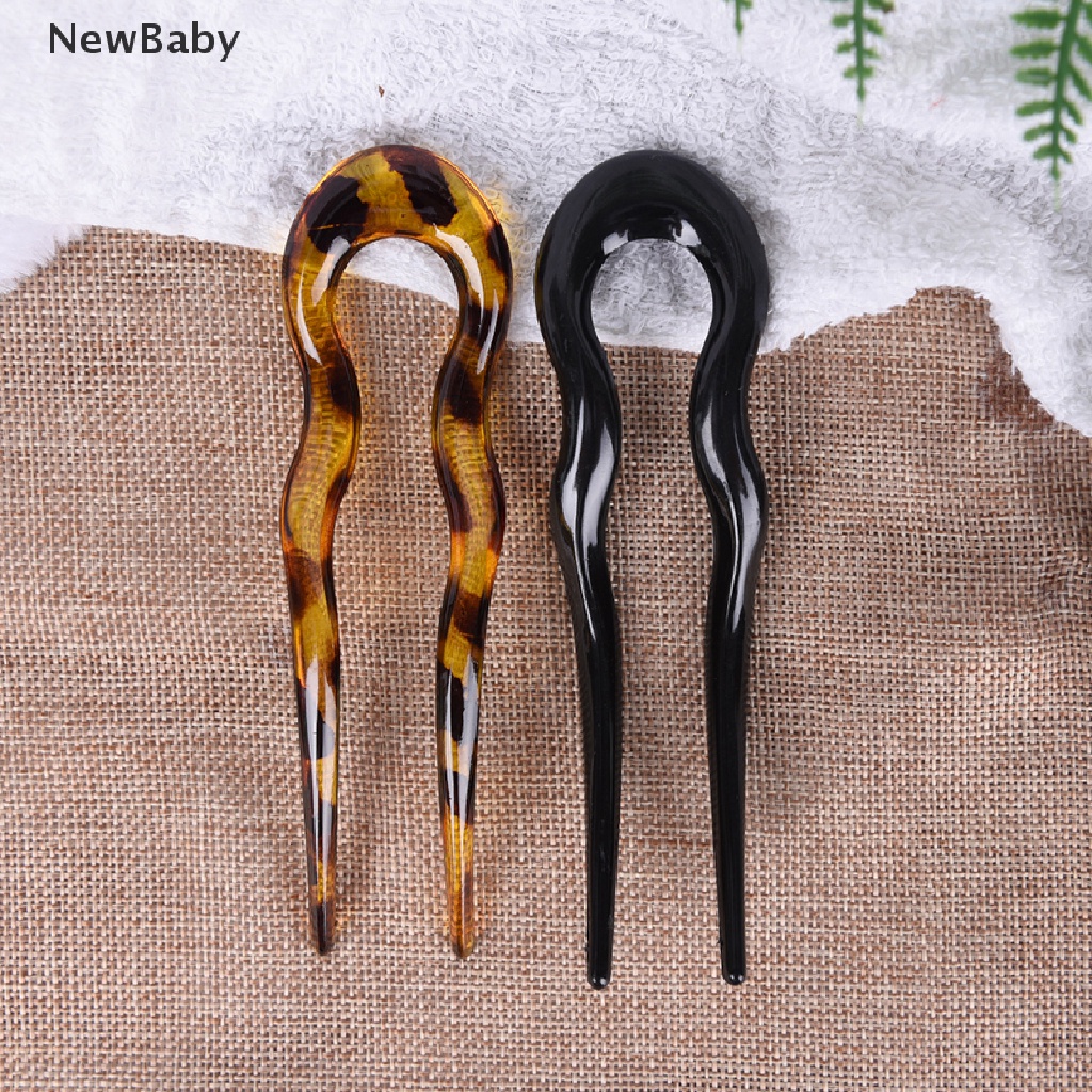 Newbaby Tusuk Konde Bentuk U Bahan Resin Gaya Tradisionalretro Untuk Wanita