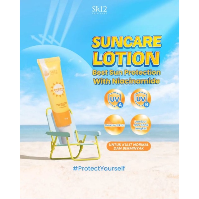 SUNCARE SR12 - SANKRIN WAJAH - SUNSKRIN PELINDUNG SINAR UVA UVB