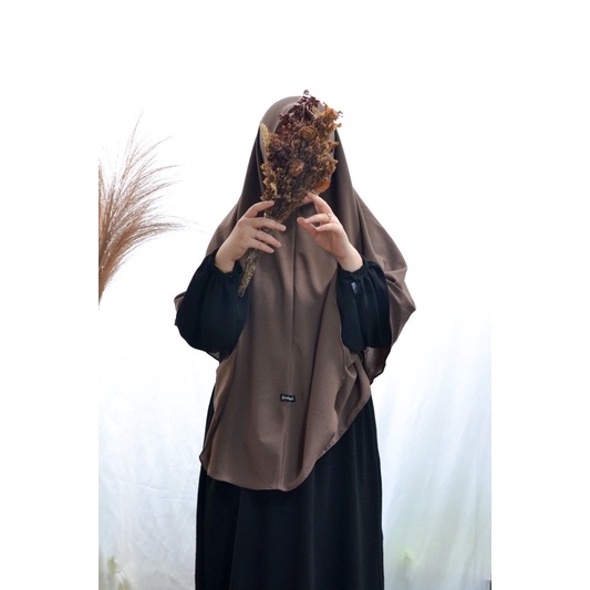 [COD] KHIMAR INSTAN SAFRA & CADAR by.Afraahijab | KHIMAR INSTAN SYARI | KHIMAR INSTAN MURAH-Coffee