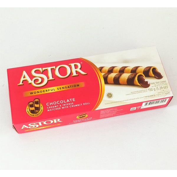 

.150gr Mayora astor coklat wafer coklat choco roll - scp
