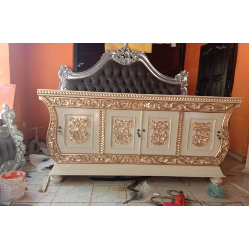 bufet tv biola/bufet pendek bufet ukir