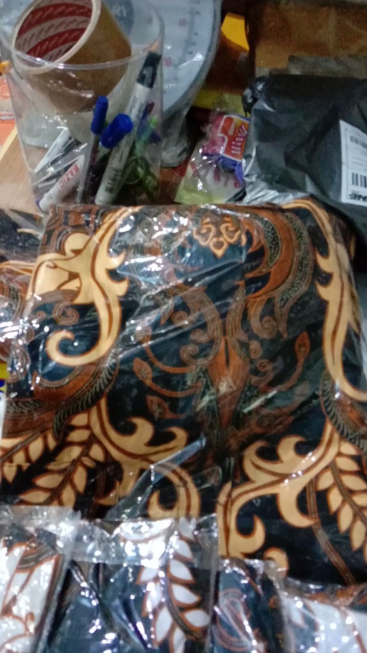 Maura Couple - Sania Ruffle Batik Couple Ori Ndoro Jowi Dnt Garansi Termurah  2593