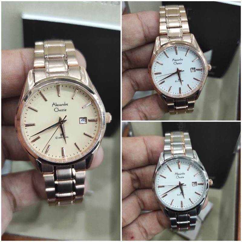 JAM TANGAN WANITA ALEXANDRE CHRISTIE AC 8554 NEW AC8554 STAINLESS STEEL ORIGINAL GARANSI RESMI