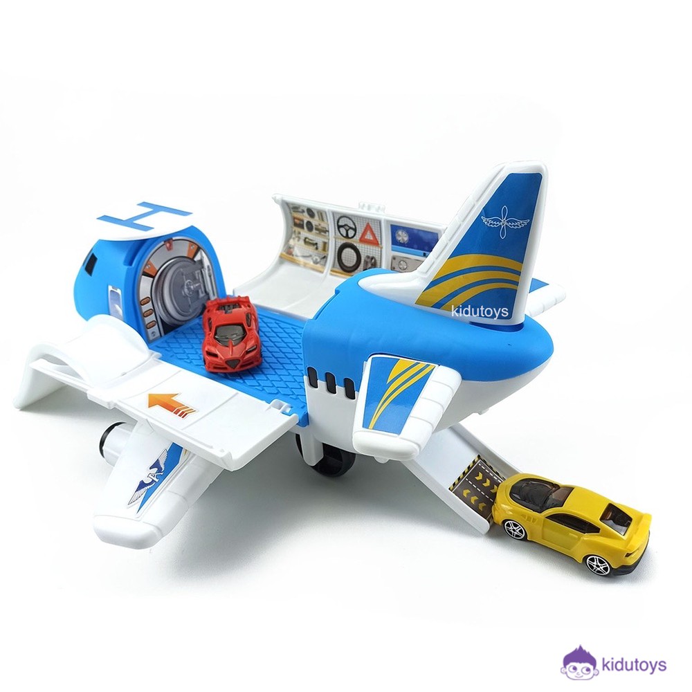 Mainan Anak Super Storage Air Craft/Construction Truck Kidu Toys