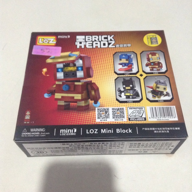 BRICK HEADZ LOZ MINI BLOCK