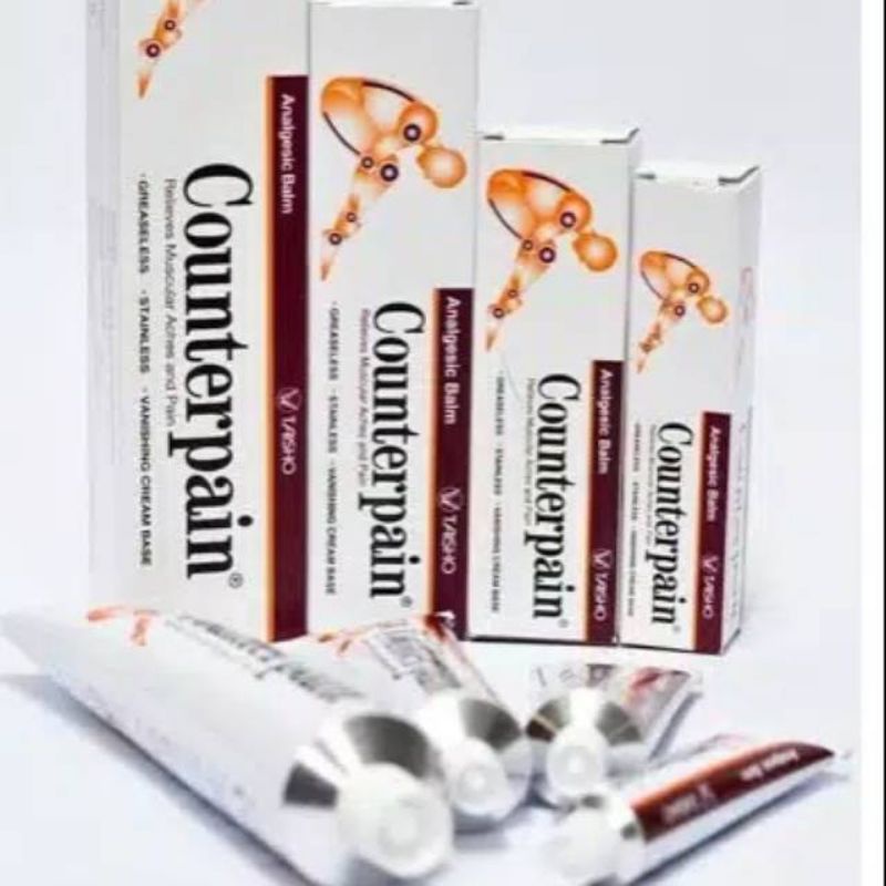 Counterpain Cream Krim Pereda Nyeri Otot,Pegal,Linu,Keseleo  30 gr | 60 gr