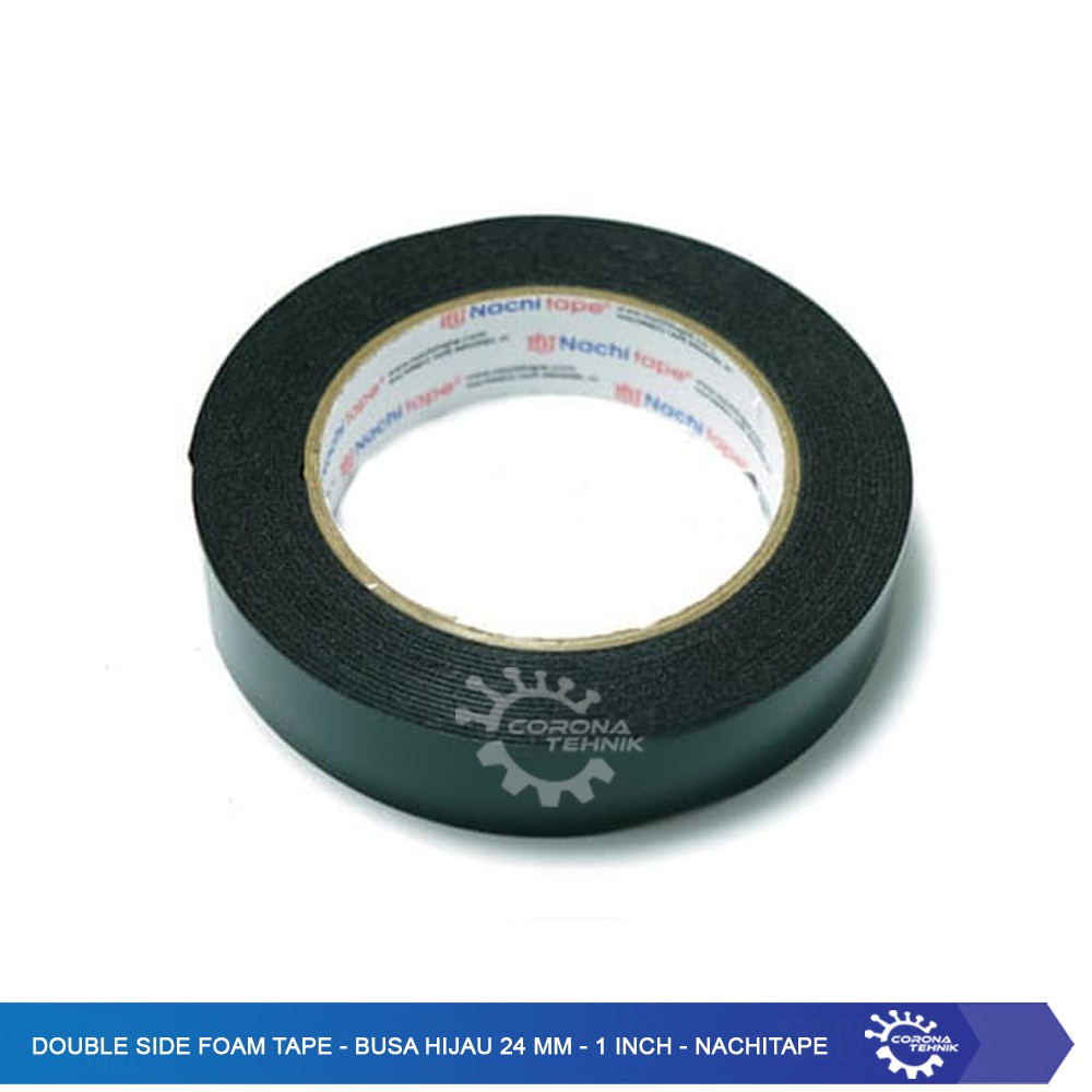 Double Side Foam Tape - Busa Hijau 24 mm - 1 Inch - NACHITAPE