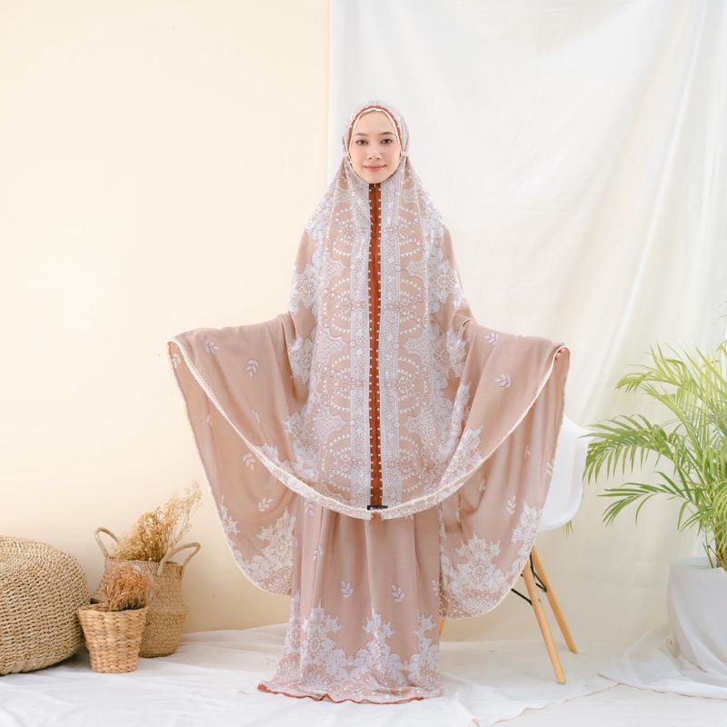 MUKENA ZIANISA BORDER 2IN1 ALEEZA SERIES ALLSIZE