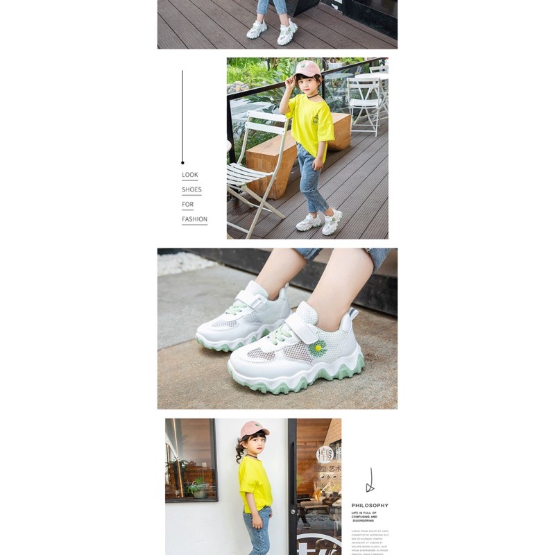 1001 Sepatu Sneakers Anak Suns Flower Fashion Cewek Cowok