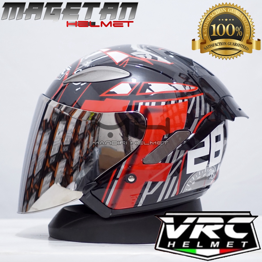 HELM CENTRO VRC MOTIF ORIGINAL _HELM CENTRO MOTIF Free Spoiler-Fabio 28 Black