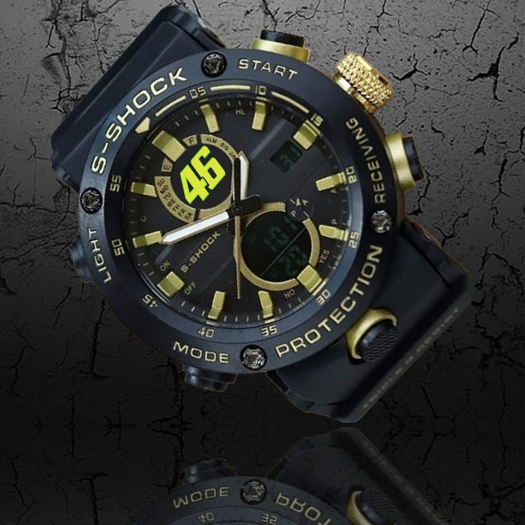 (WATER RESIST) Jam Tangan VALENTINO ROSSI 46 DT - EXCLUSIVE