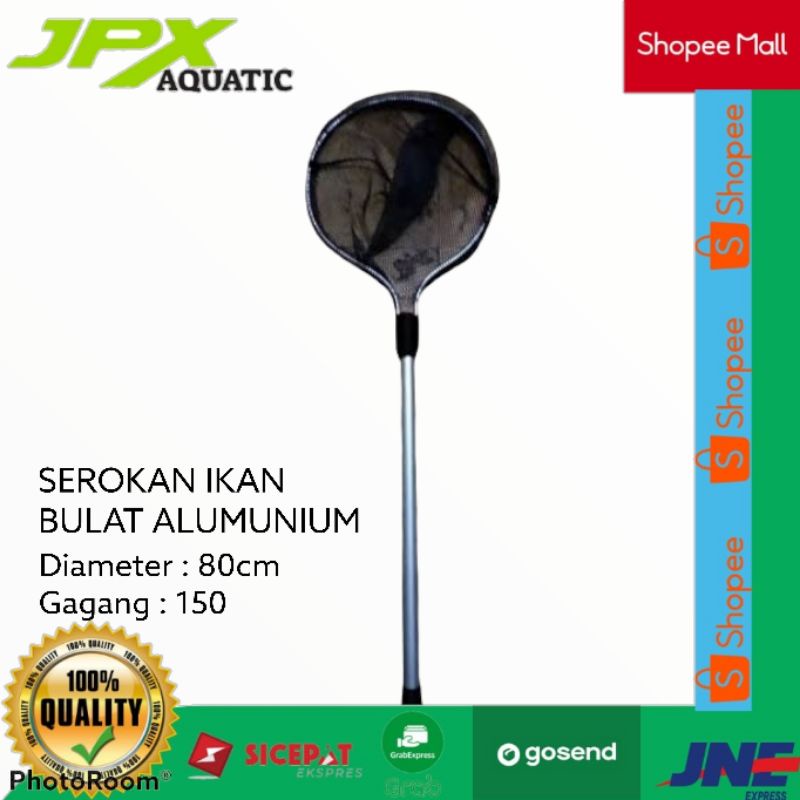 SEROKAN IKAN KOI JUMBO DIAMETER 80CM GAGANG 150CM / SESER IKAN KOI JUMBO / IKAN KOI / KOI