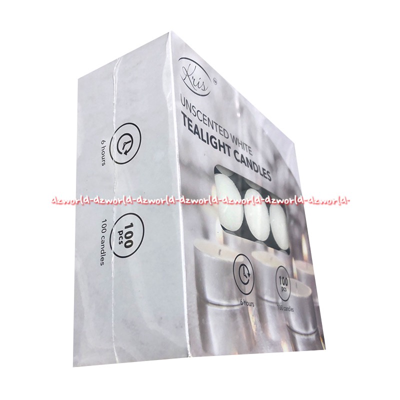 Kris Unscented White Tealight Candles Lilin Mangkok Warna Putih Candle Kandel Un Scented Arthome Tea Light Candle Art Home