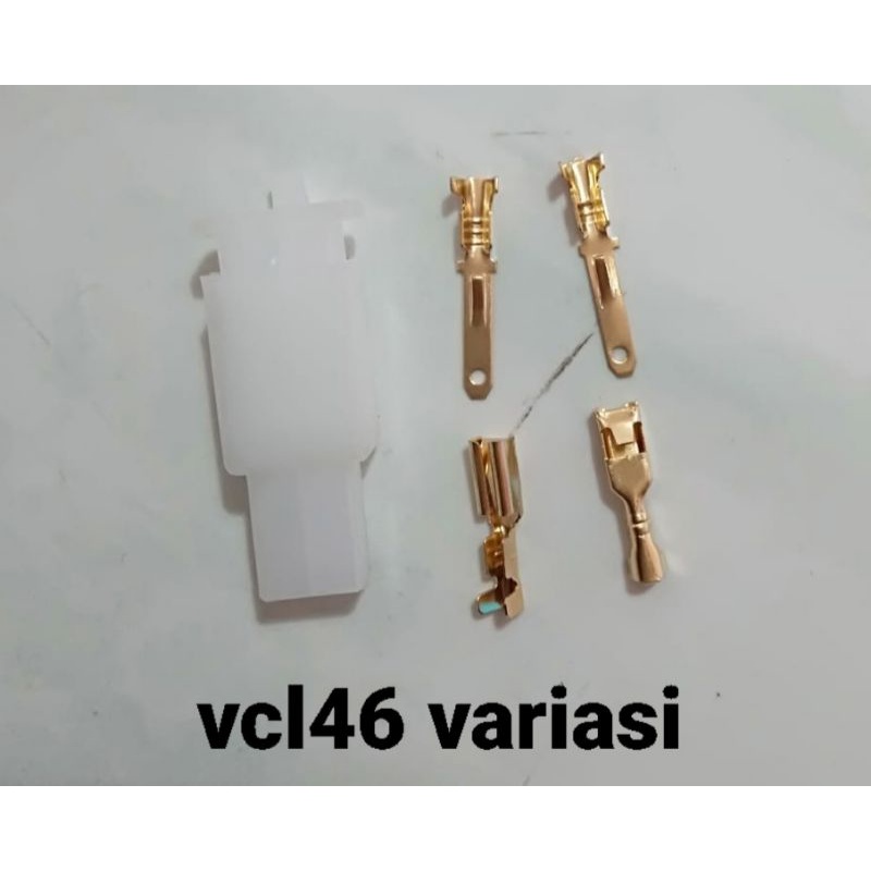 SATU SET SOKET 2 PIN MOBIL KECIL