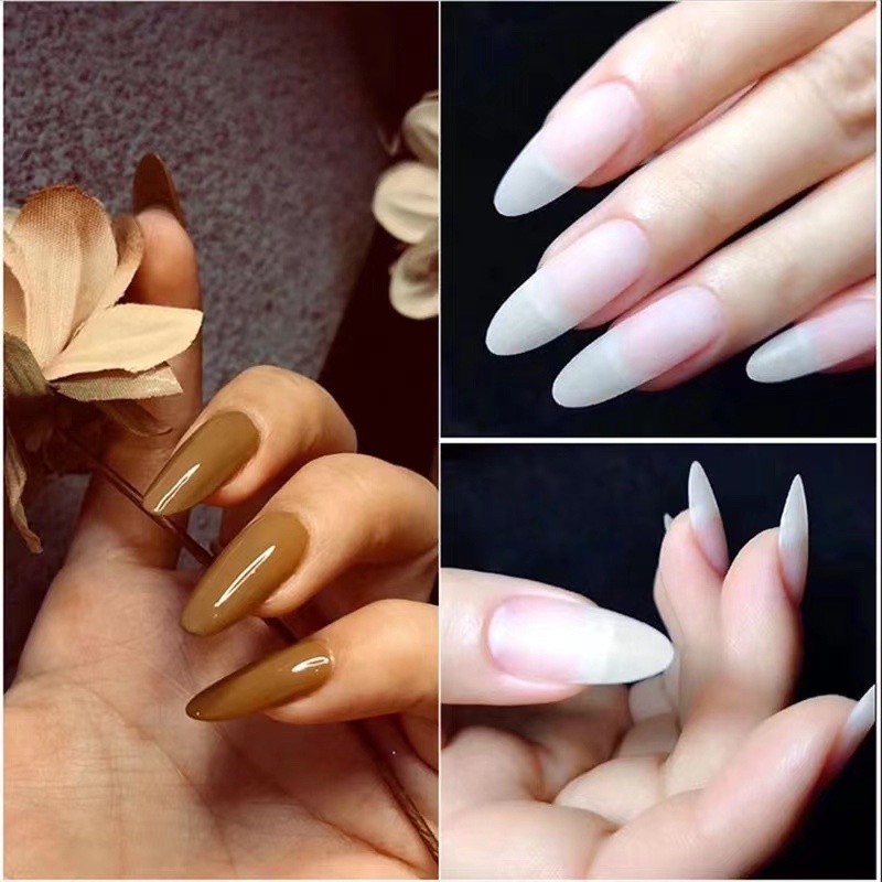 NEW SOFT NAIL ELASTIC TIP NAILS KUKU PALSU LENTUR UNTUK NAIL EXTENSION APRES TIDAK MUDAH PATAH KUPAL NAIL EXTENSION HALF TIP PREMIUM FAKE NAILS STRONG MATERIAL