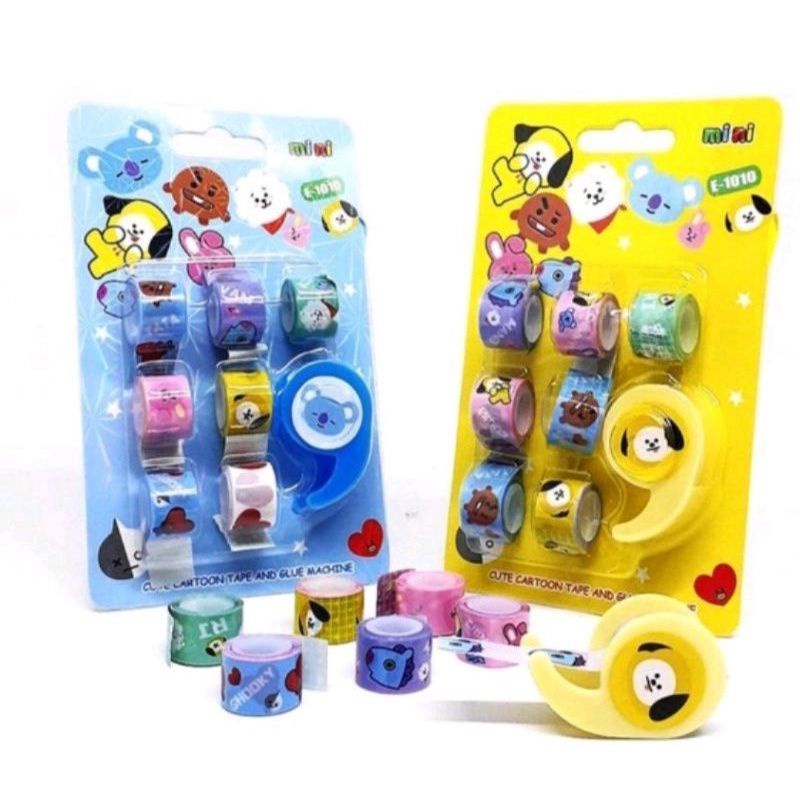 

Isolasi Mini Fancy Karakter Selotip Set