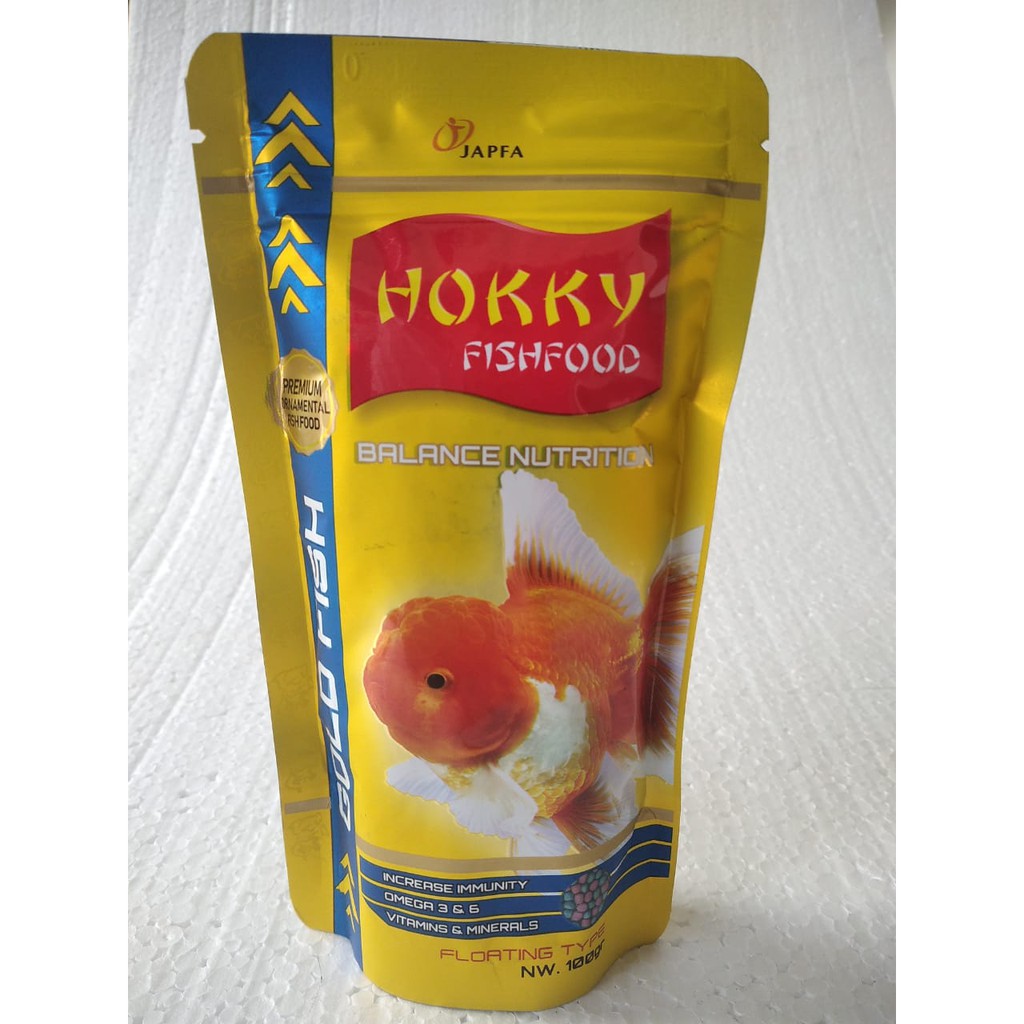 HOKKY GOLDFISH - Makanan Ikan Mas Koki 100gr