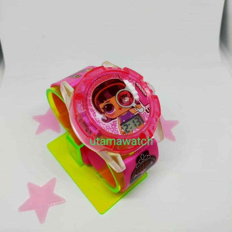 JAM TANGAN ANAK LOL  MELODI LASER